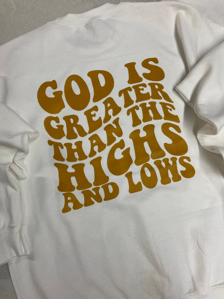 God Is Sweatshirt (front and back)