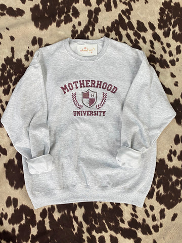 Motherhood University Embroidered Sweatshirt