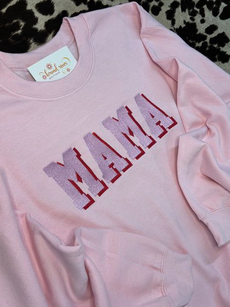 Mama Shadow Embroidered Sweatshirt