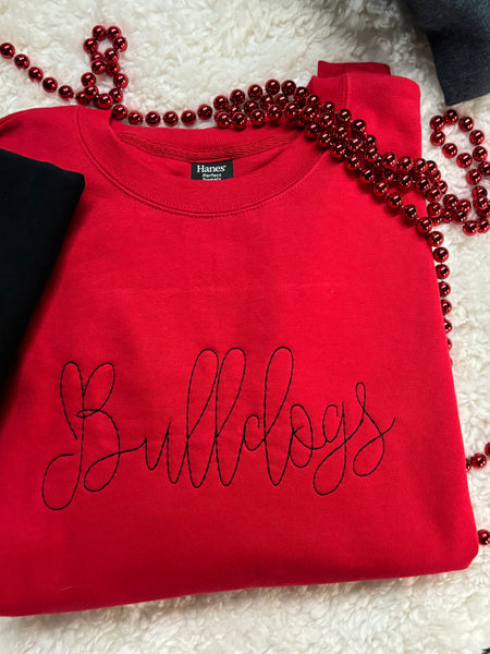 Custom Word Embroidery Sweatshirt