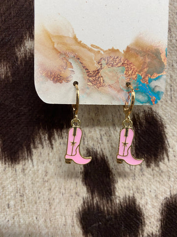 “Blame it on my Boots” Earrings