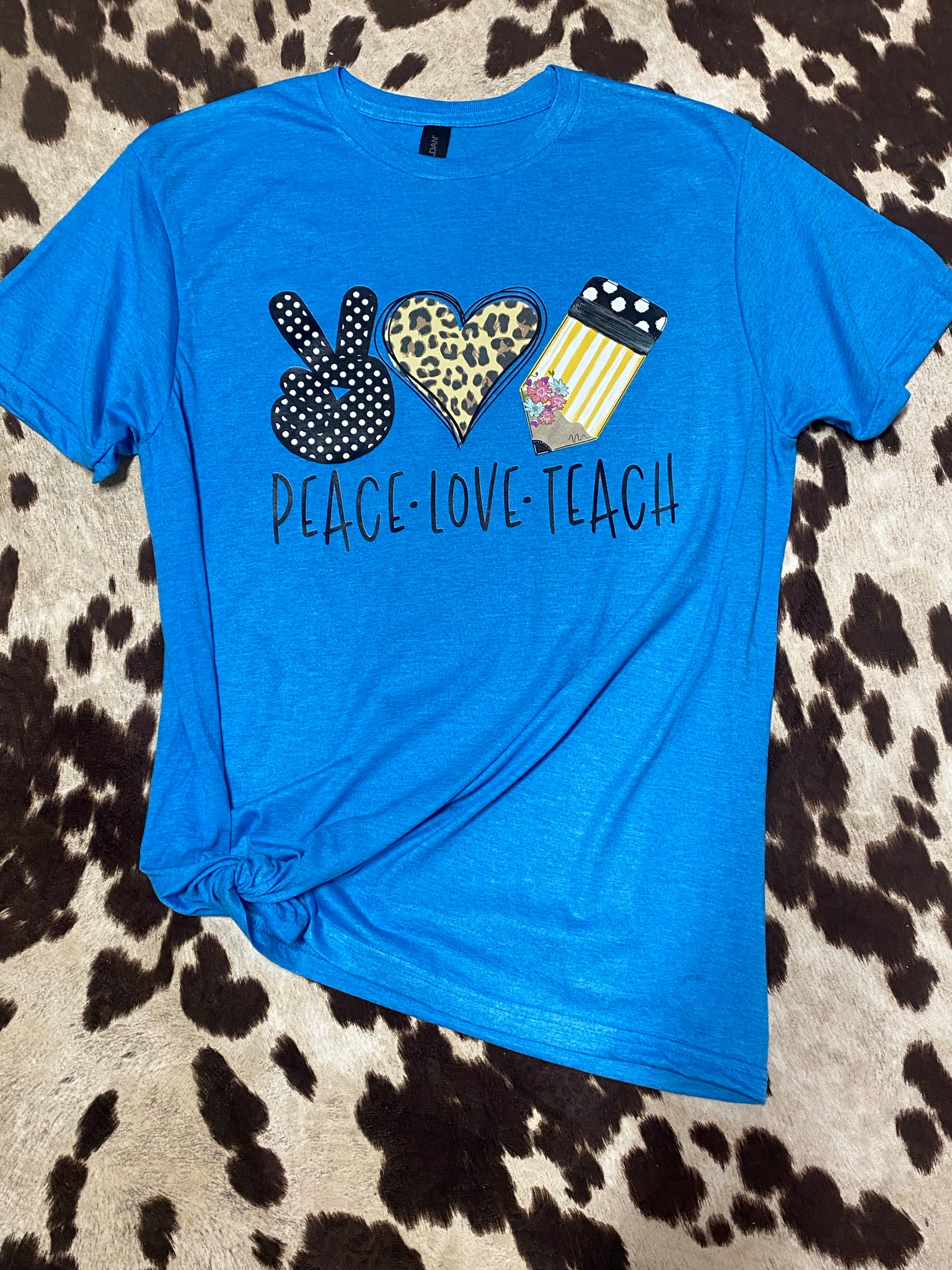 Peace Love Teach T-shirt