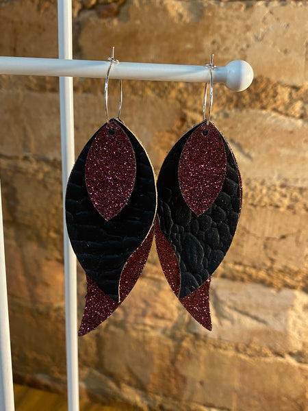Leather Interchangeable Earrings
