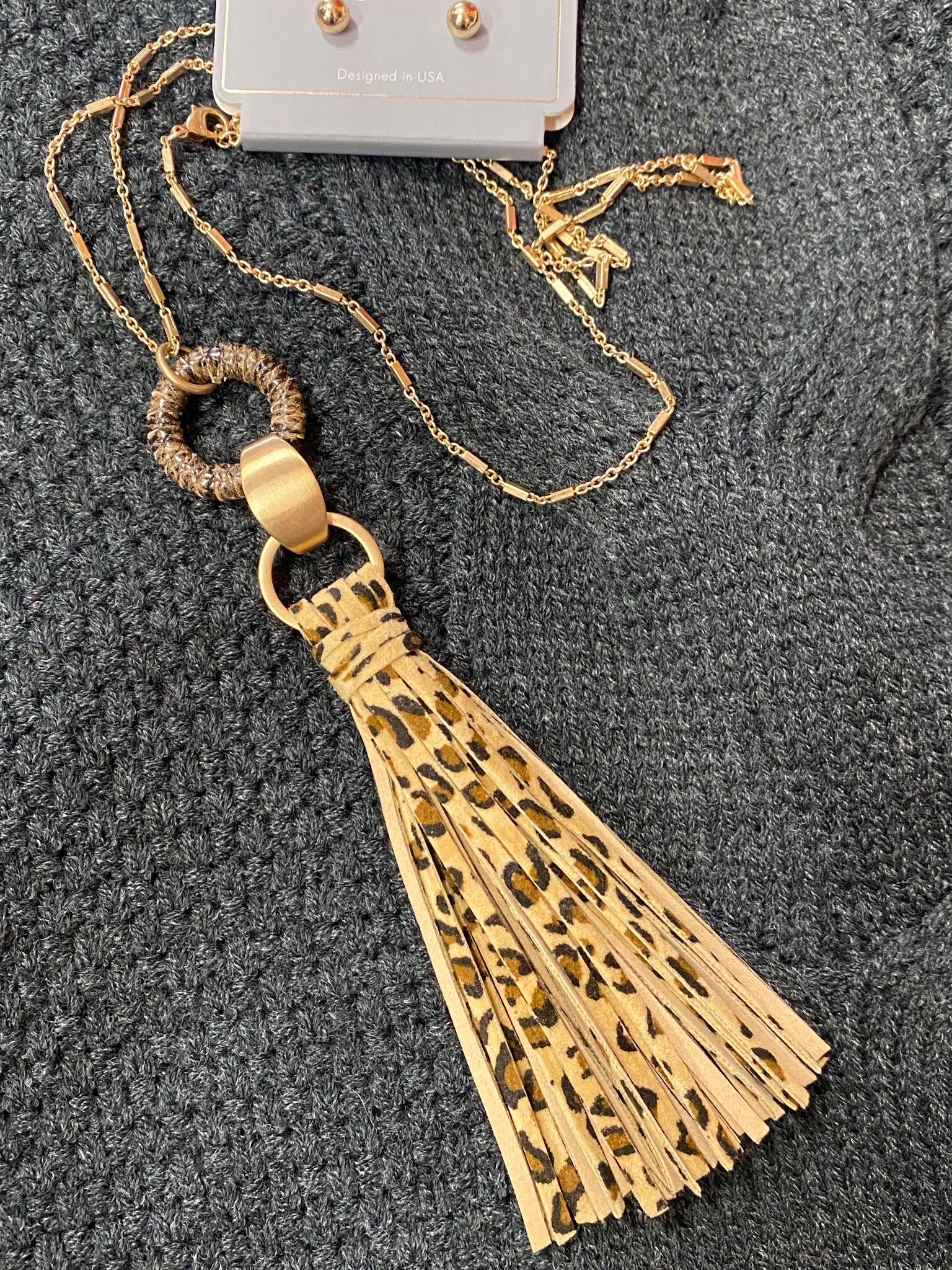 “All Day Long” Tassel Necklace Set