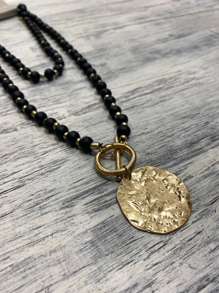 “Black & Gold” Necklace
